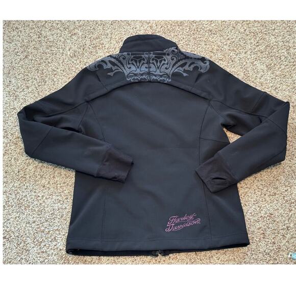 Harley-Davidson Softshell Womens Jacket, fleece lined, Size small, Riding Gear - Picture 2 of 14